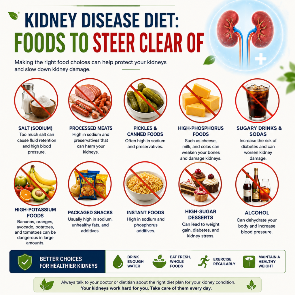 Kidney Disease Diet: Foods to Steer Clear Of