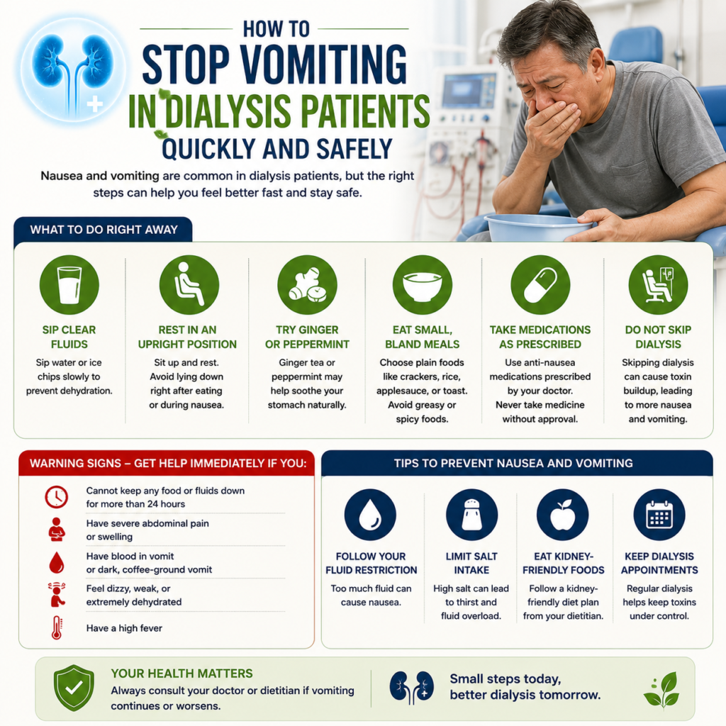 Stop Vomiting in Dialysis Patients